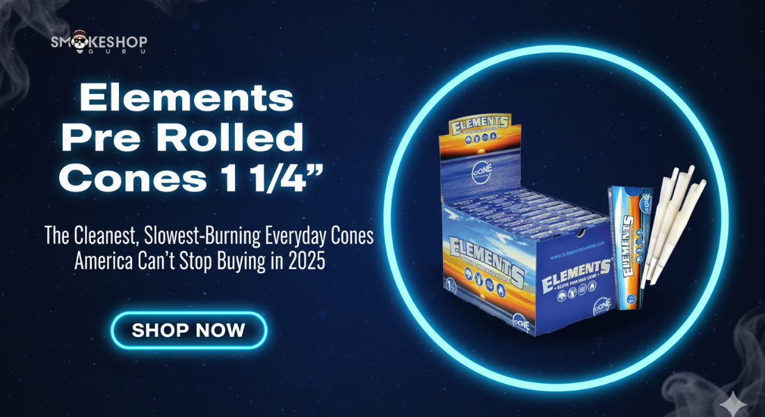 elements pre rolled cones 1 1/4