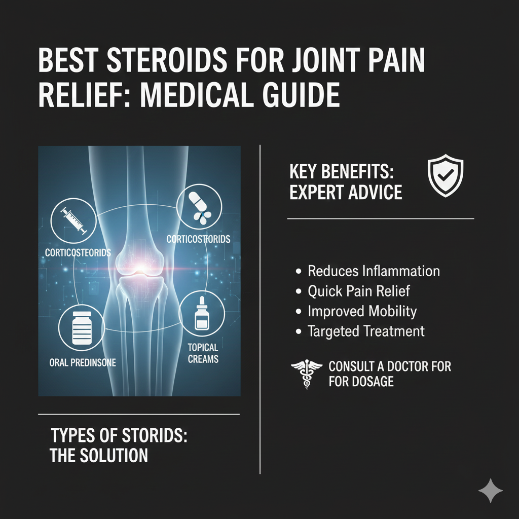 Best Steroids for Joint Pain Relief: A Complete Medical Guide