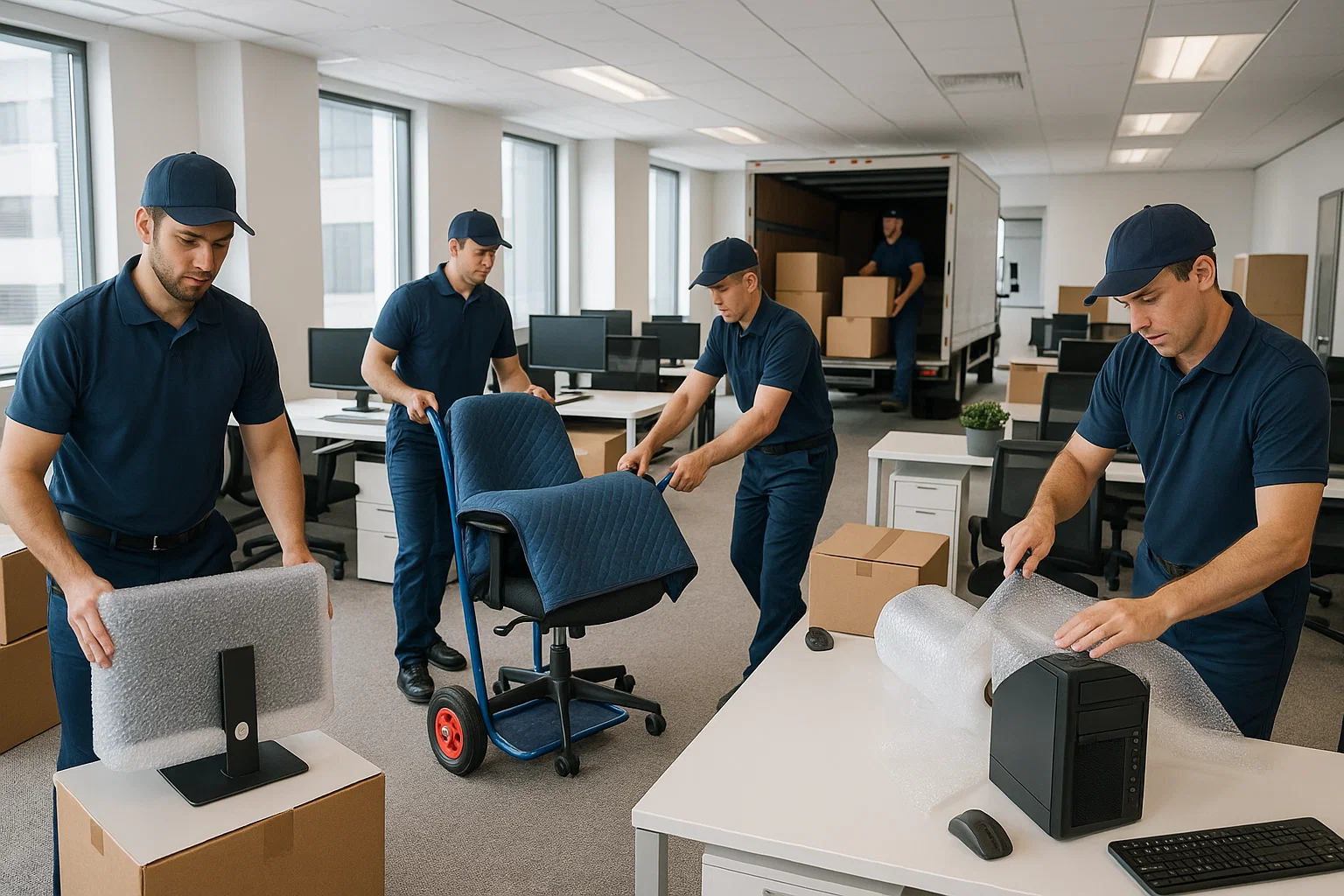 commercial office movers