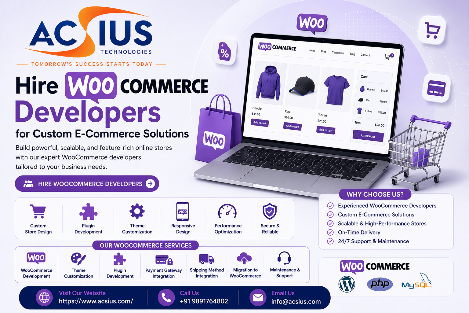 Hire WooCommerce Developers for Custom E-Commerce Solutions