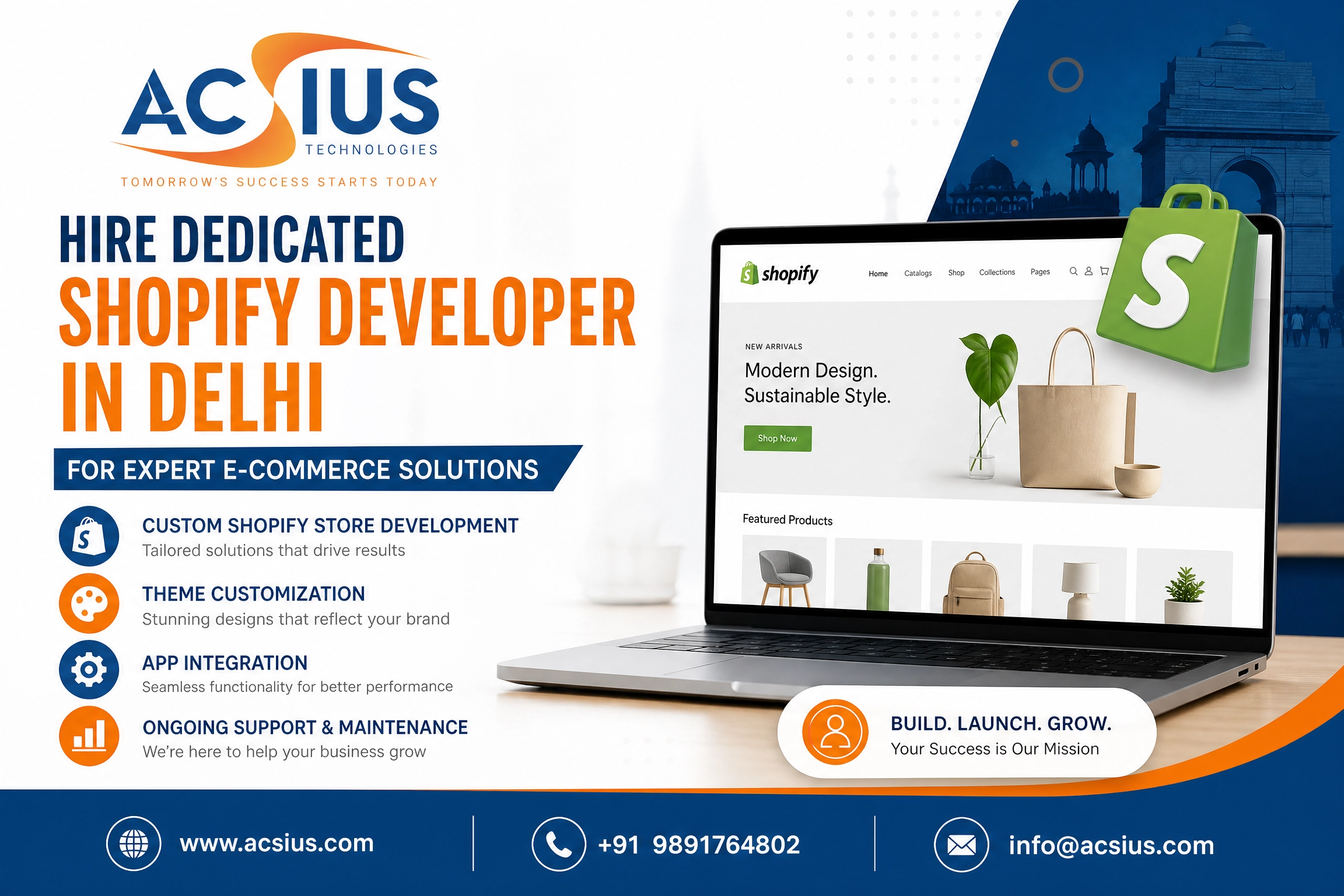 Hire Dedicated Shopify Developer in Delhi for Expert E-commerce Solutions