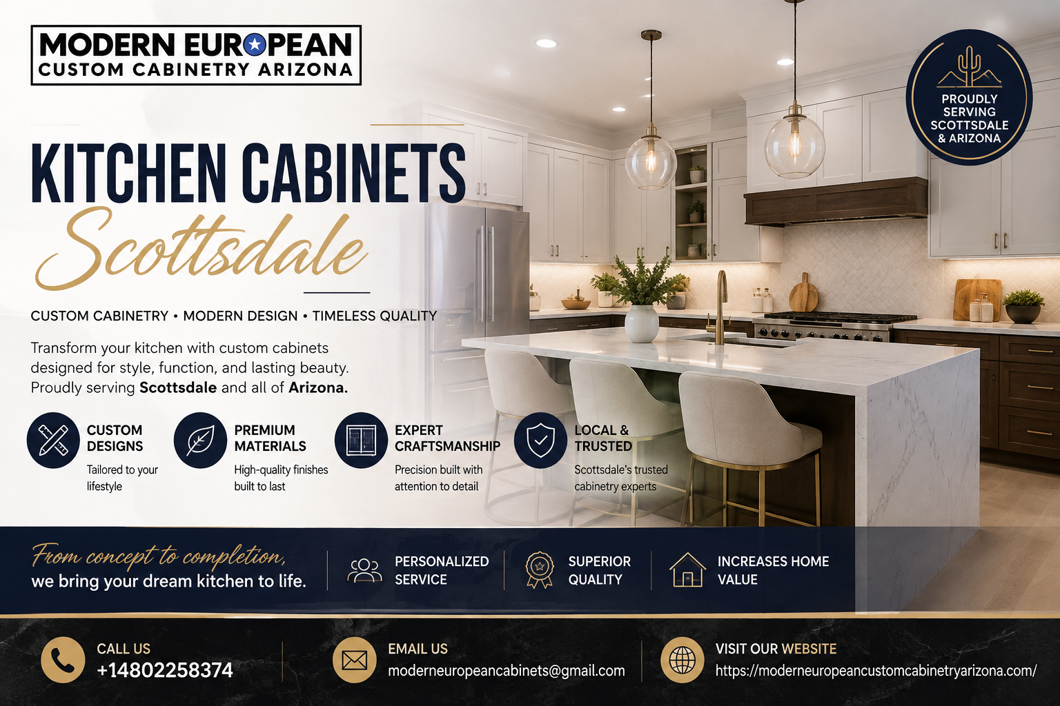 Kitchen Cabinets Scottsdale for Beautiful, Functional Arizona Homes